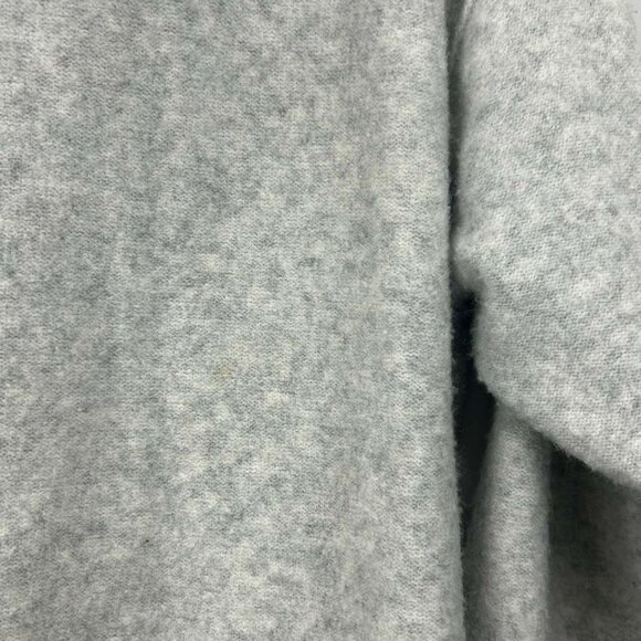 Free People Women's Medium Wool Blend Significant Other Hooded Sweater Gray/Tan - Picture 14 of 16